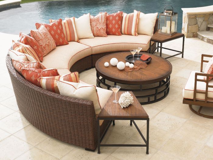 Finding durable outdoor furniture for a large backyard