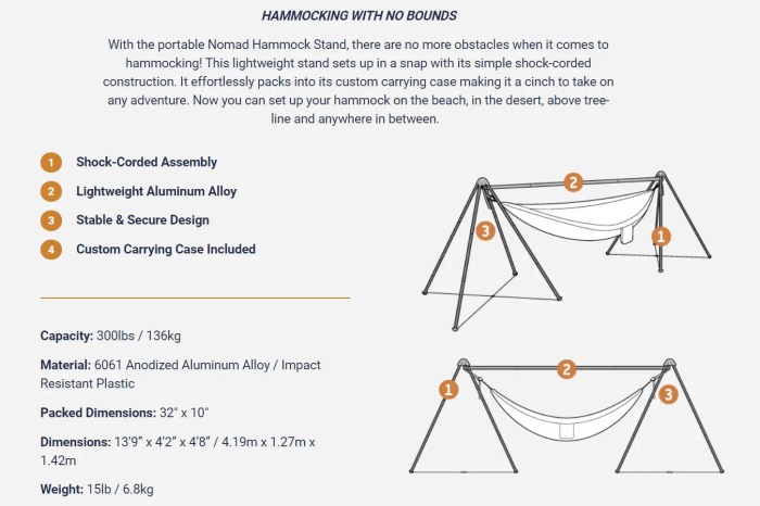 How to choose a good hammock stand for camping