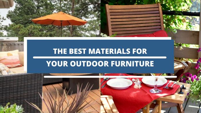 Best outdoor furniture materials for coastal climates