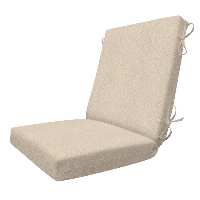Outdoor furniture cushions and covers for added comfort