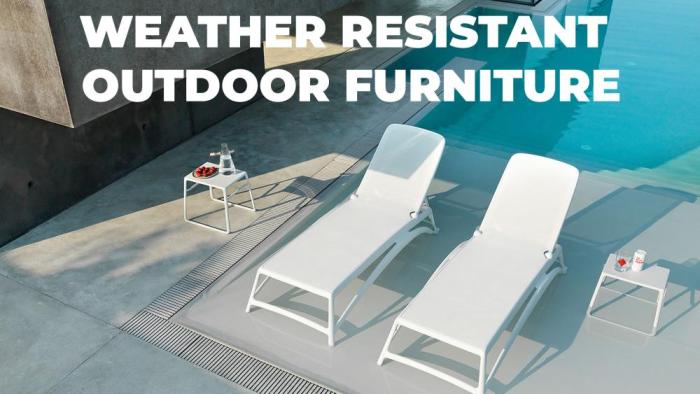 How to choose outdoor furniture that resists fading and weather