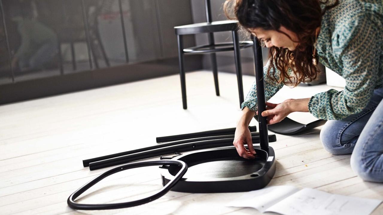 IKEA outdoor furniture assembly instructions and tips