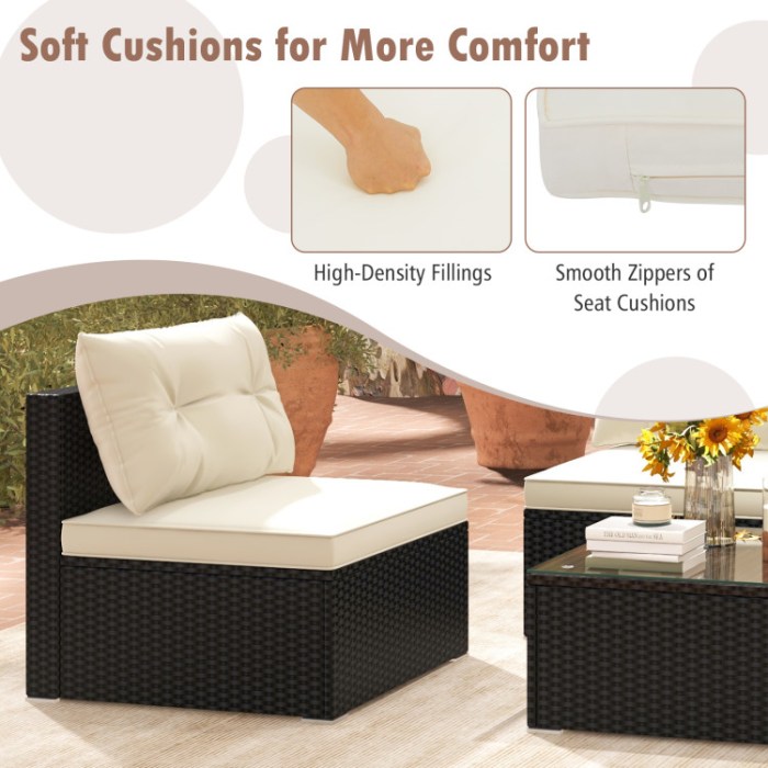 Budget-friendly outdoor furniture sets for small patios with cushions