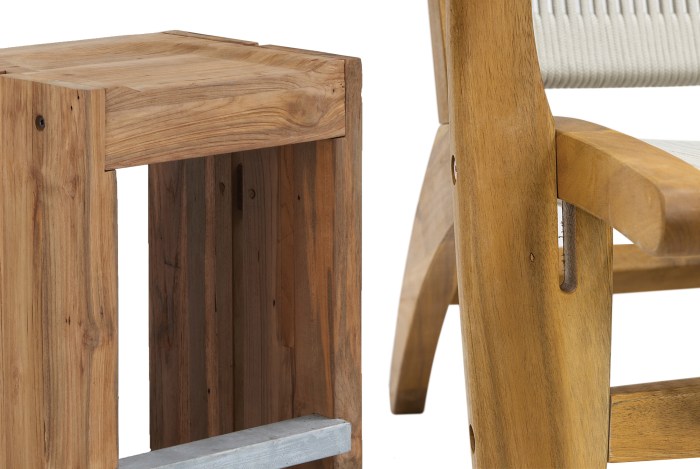 Comparing wicker and teak outdoor furniture durability